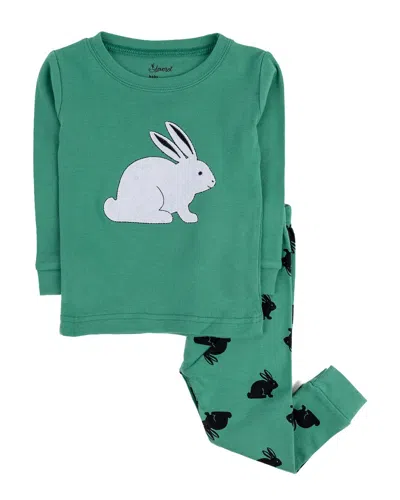 Leveret 2pc Pajama Set In Green
