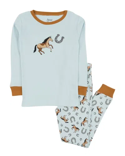 Leveret 2pc Pajama Set In Green