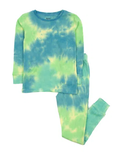 Leveret 2pc Pajama Set In Multi