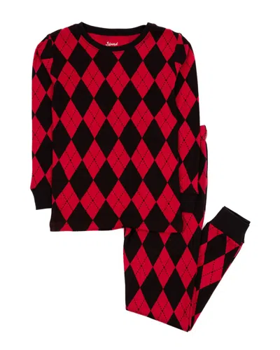Leveret 2pc Pajama Set In Multi