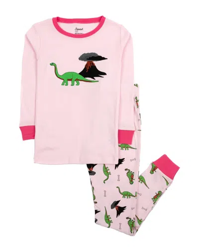 Leveret 2pc Pajama Set In Pink