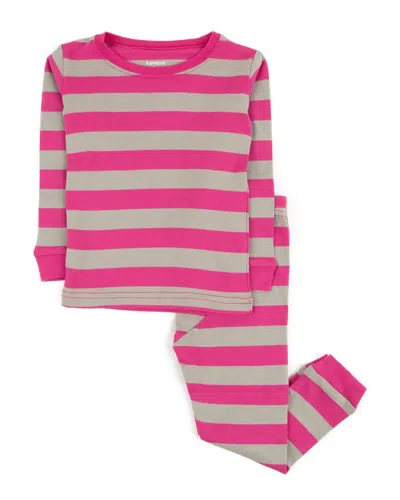 Leveret 2pc Pajama Set In Pink