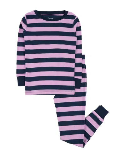 Leveret 2pc Pajama Set In Purple