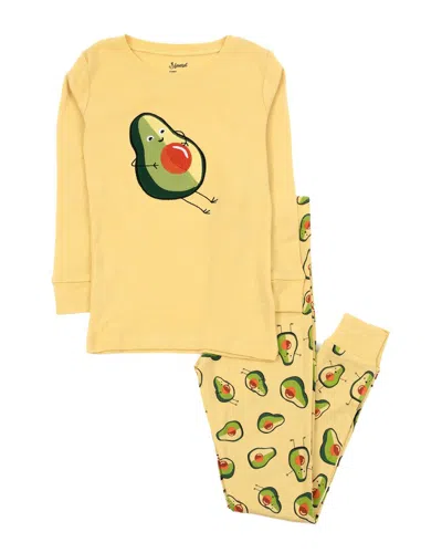 Leveret 2pc Pajama Set In Yellow
