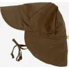 Leveret Baby Flap Swim Hat, Upf 50+ Sun Protection In Brown