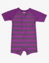 Leveret Baby One-piece Rashguard, Upf 50+ Sun Protection Swimwear In Multi