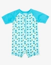 Leveret Baby One-piece Rashguard, Upf 50+ Sun Protection Swimwear In Pink
