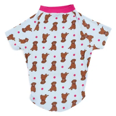Leveret Big Dog Cotton Pajamas Puppy In Multi