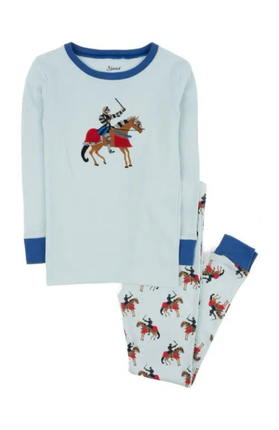 Leveret Blue Knight 2-piece Pajama Set