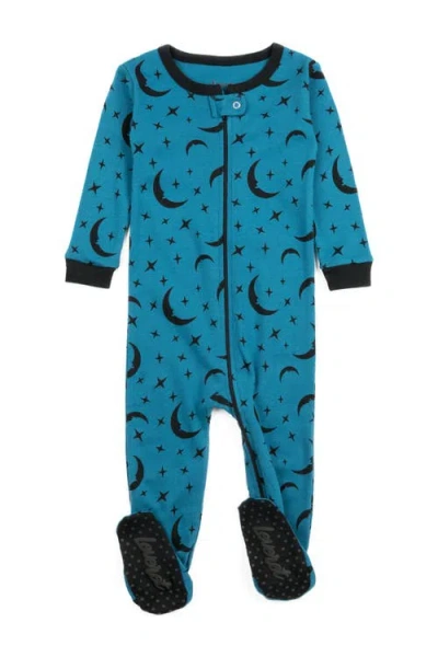 Leveret Babies'  Blue Moon Footed Sleeper Pajama