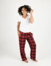 Leveret Cotton Flannel Holiday Pajama Pants In Multi
