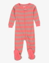 Leveret Cotton Footed Pajamas, Solids, Stripes & Tie Dye In Multi