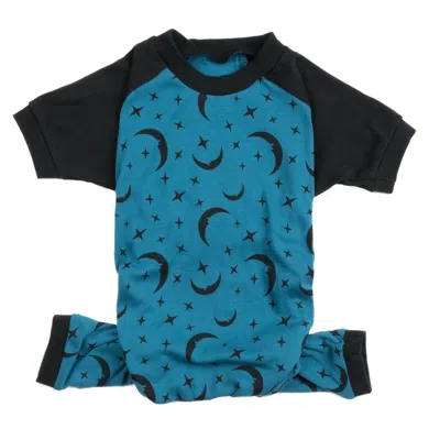 Leveret Dog Cotton Pajamas Moon In Multi