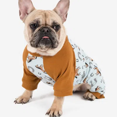 Leveret Dog Horses Pajama In Multi