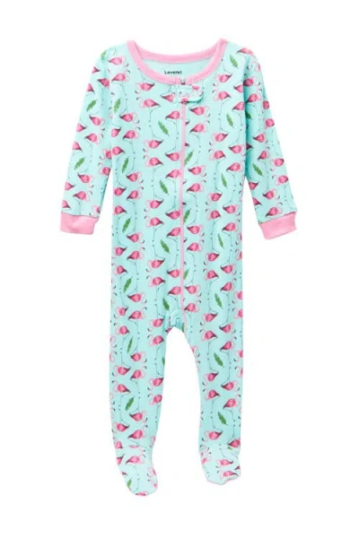Leveret Babies'  Flamingo Footed Sleeper In Multi