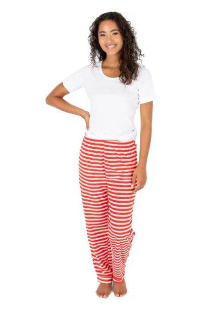 Leveret Fleece Holiday Pajama Pants In Multi