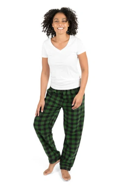 Leveret Fleece Holiday Pajama Pants In Multi