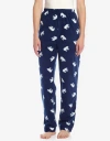 Leveret Christmas Womens Fleece Pajama Pants Polar Bear In Blue