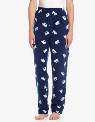 LEVERET FLEECE PRINTED HOLIDAY PAJAMA PANTS
