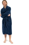 Leveret Fleece Robe In Multi
