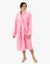 Leveret Fleece Robe In Pink