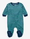 Leveret Footed Fleece Printed Holiday Pajamas