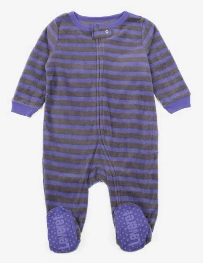 Leveret Footed Fleece Printed Holiday Pajamas In Multi