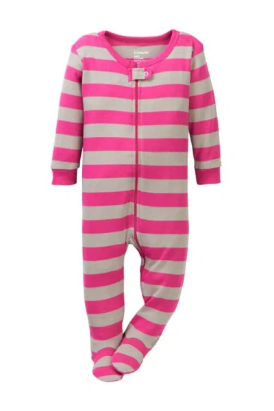 Leveret Babies'  Footed Sleeper In Purple