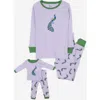 Leveret Girls Matching Doll Printed Cotton Pajamas, Fantasy & Character Prints In Green