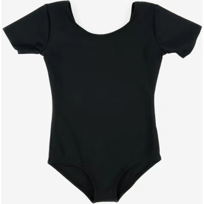 LEVERET LEVERET GIRLS SHORT SLEEVE LEOTARD