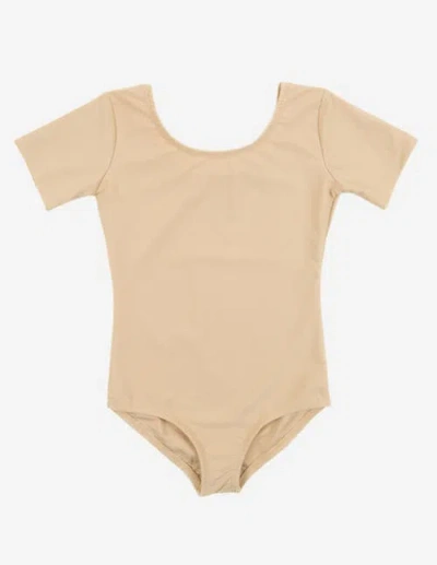 LEVERET LEVERET GIRLS SHORT SLEEVE LEOTARD