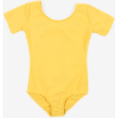 LEVERET LEVERET GIRLS SHORT SLEEVE LEOTARD