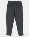 Leveret Kids 100% Cotton Lightweight Jogger Pants In Black