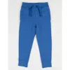 Leveret Kids 100% Cotton Lightweight Jogger Pants In Blue