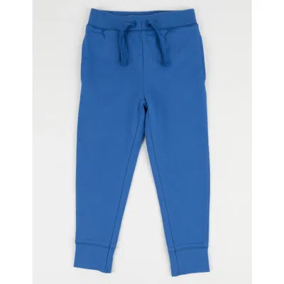 Leveret Kids 100% Cotton Lightweight Jogger Pants In Blue