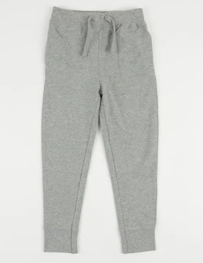 Leveret Kids 100% Cotton Lightweight Jogger Pants In Gray