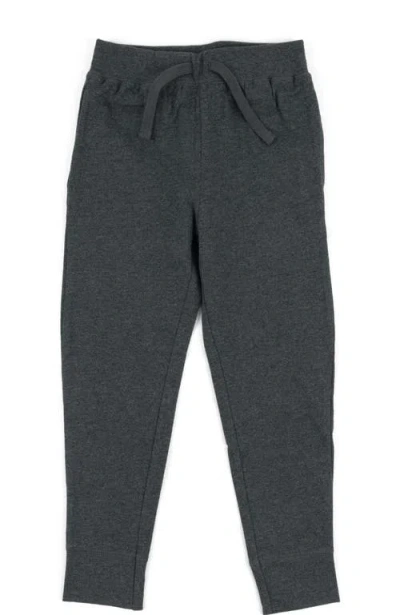 Leveret Kids 100% Cotton Lightweight Jogger Pants In Gray