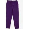 Leveret Kids 100% Cotton Lightweight Jogger Pants In Purple