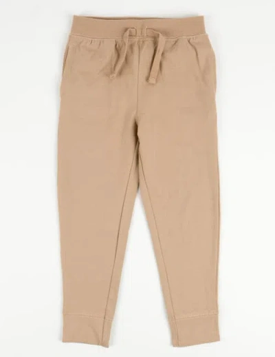 Leveret Kids 100% Cotton Lightweight Jogger Pants In Neutral