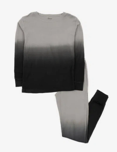 Leveret Kids Cotton Two-piece Pajamas, Stripes, Solids & Tie Dye In Multi