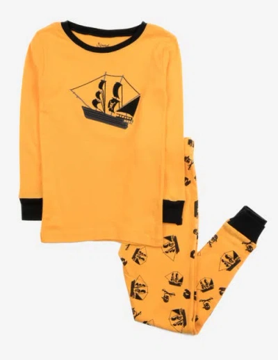 Leveret Kids Cotton Two-piece Printed Pajamas, Animals & Characters In Multi