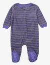 Leveret Kids Fleece Footed Printed Holiday Pajamas In Multi