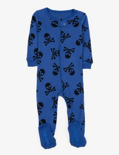 Leveret Kids Footed Cotton Halloween Matching Family Pajamas, Fun Prints In Multi
