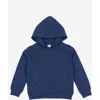 Leveret Kids Pullover Hoodie, Cotton Blend, Kangaroo Pocket, Solid Colors In Blue