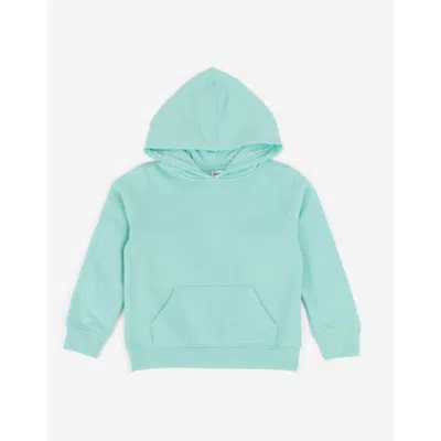 Leveret Kids Pullover Hoodie, Cotton Blend, Kangaroo Pocket, Solid Colors In Blue