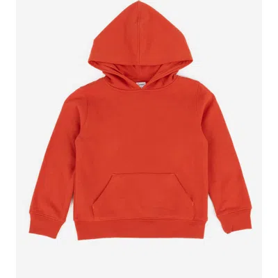 Leveret Kids Pullover Hoodie, Cotton Blend, Kangaroo Pocket, Solid Colors In Brown