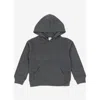Leveret Kids Pullover Hoodie, Cotton Blend, Kangaroo Pocket, Solid Colors In Gray