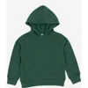 Leveret Kids Pullover Hoodie, Cotton Blend, Kangaroo Pocket, Solid Colors In Green
