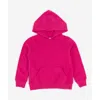 Leveret Kids Pullover Hoodie, Cotton Blend, Kangaroo Pocket, Solid Colors In Pink