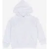 Leveret Kids Pullover Hoodie, Cotton Blend, Kangaroo Pocket, Solid Colors In White